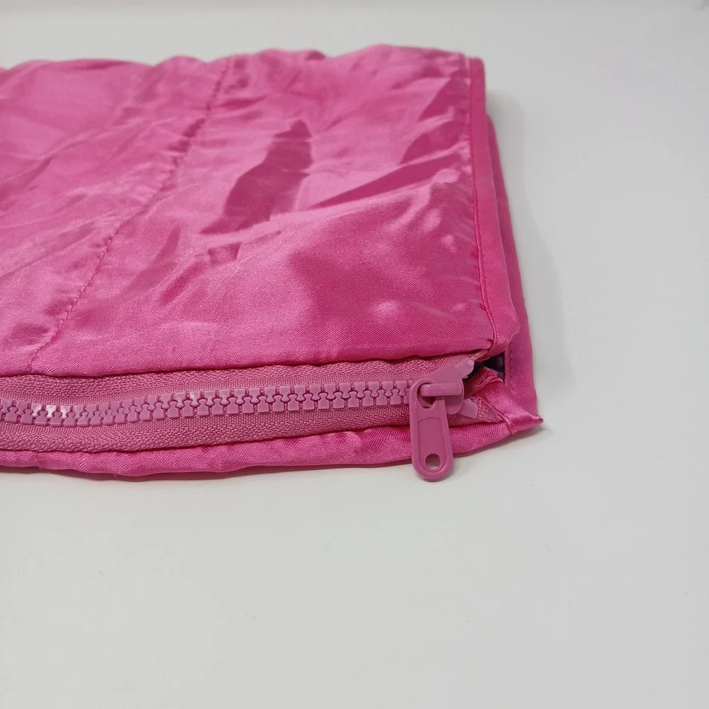 Build A‎ Bear Workshop Slumber Party Satin Pink Reversible Leopard Sleeping Bag